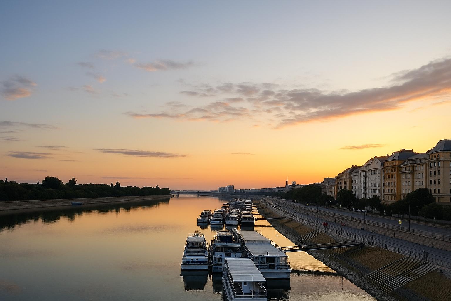 Morning view from Margaret Bridge