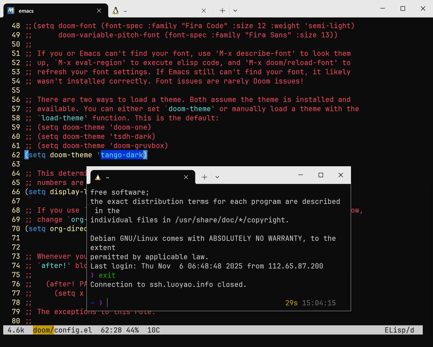 Emacs Development Environment